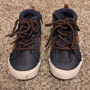 cat & jack high top sneakers size 6